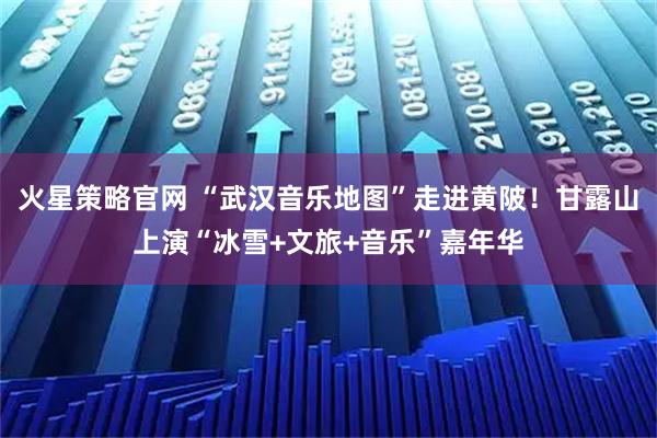 火星策略官网 “武汉音乐地图”走进黄陂！甘露山上演“冰雪+文旅+音乐”嘉年华